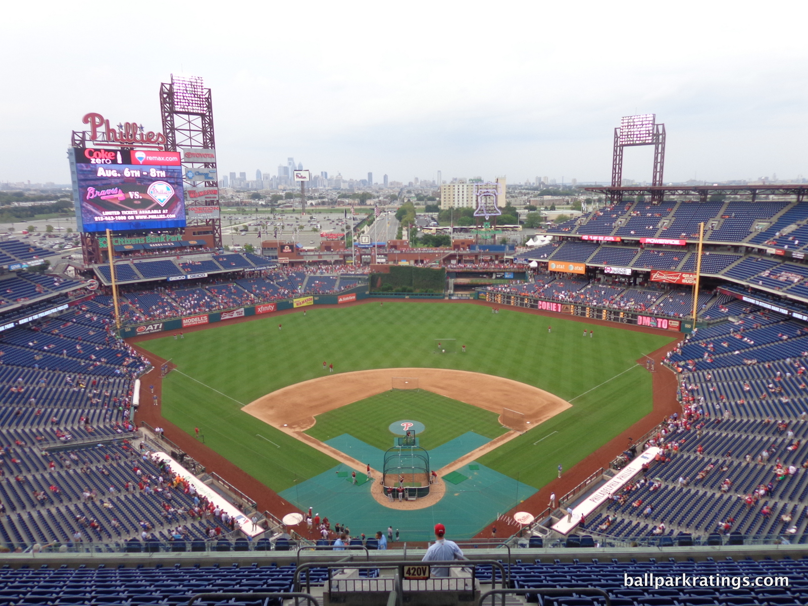 Citizens Bank Park panoramic view 