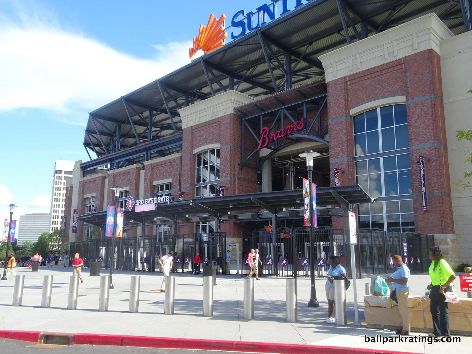 SunTrust Park map: Seating chart, gates and entrances  Suntrust park,  Baseball park, Atlanta braves stadium