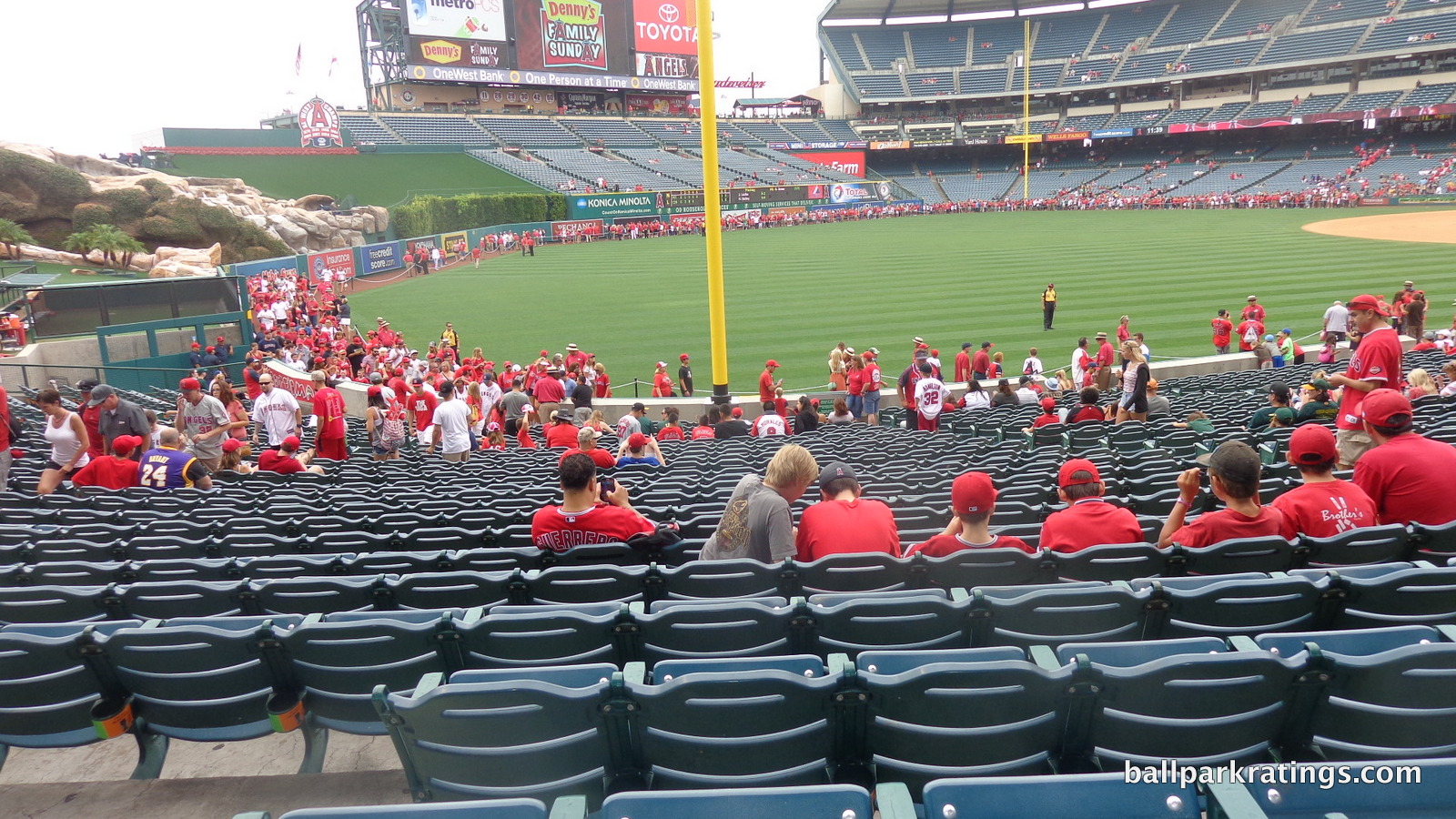 Angel Stadium sightlines