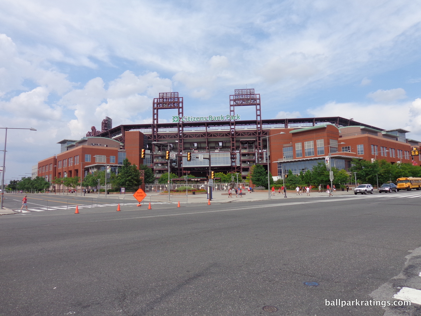 Citizens Bank Park exterior design facade 