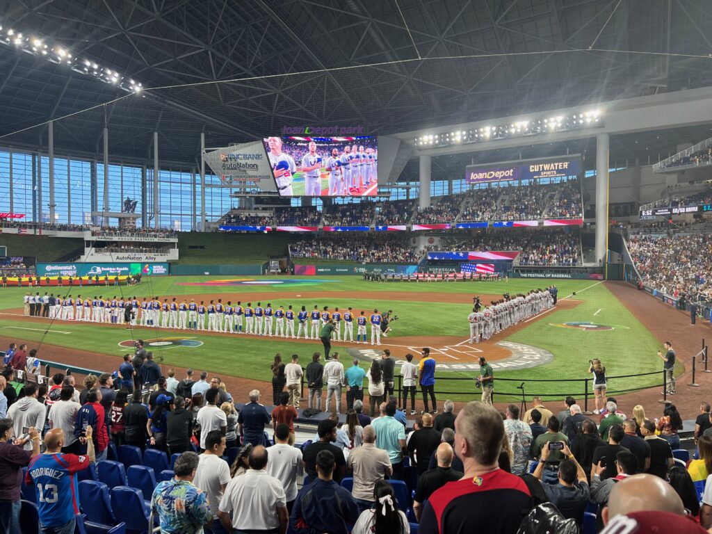 loanDepot Park 2023 World Baseball Classic Venezuela vs. U.S. 