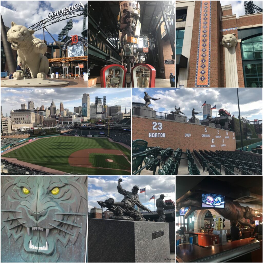 Comerica Park Detroit Tigers best ballpark