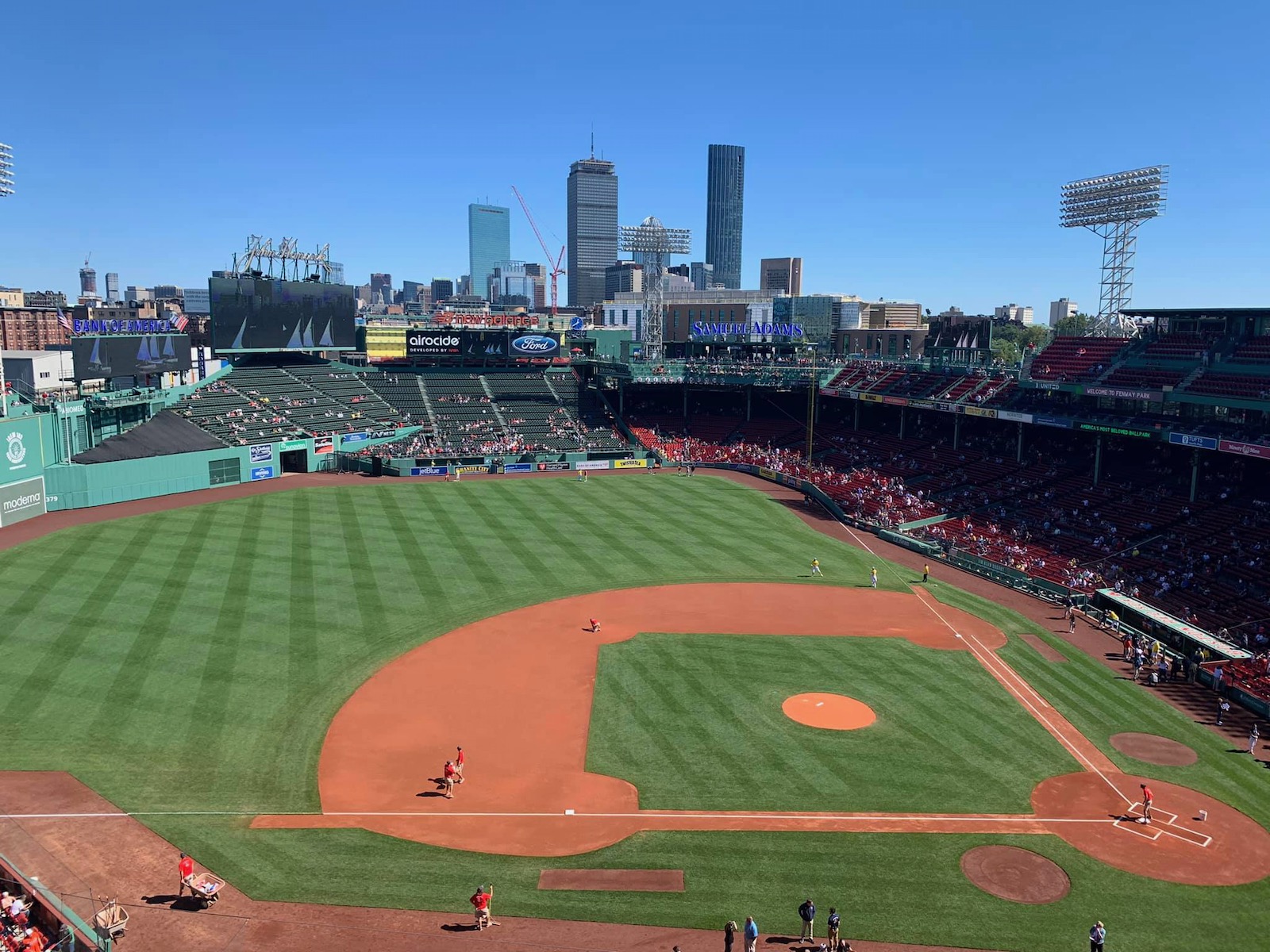 Watch: Ball gets lodged in light in Fenway Park's Green Monster
