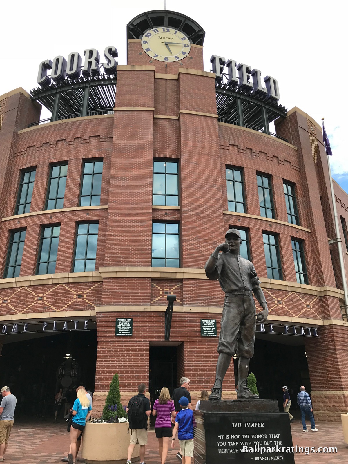 "The Player" statue Coors Field