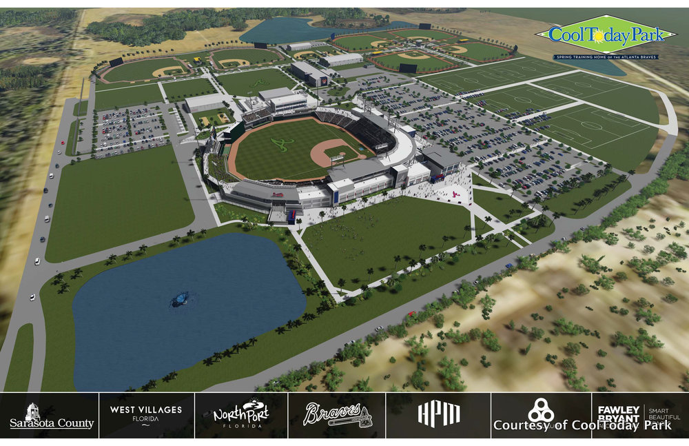 CoolToday Park - Home of the Atlanta Braves Spring Training - North Port,  Florida — Pendulum