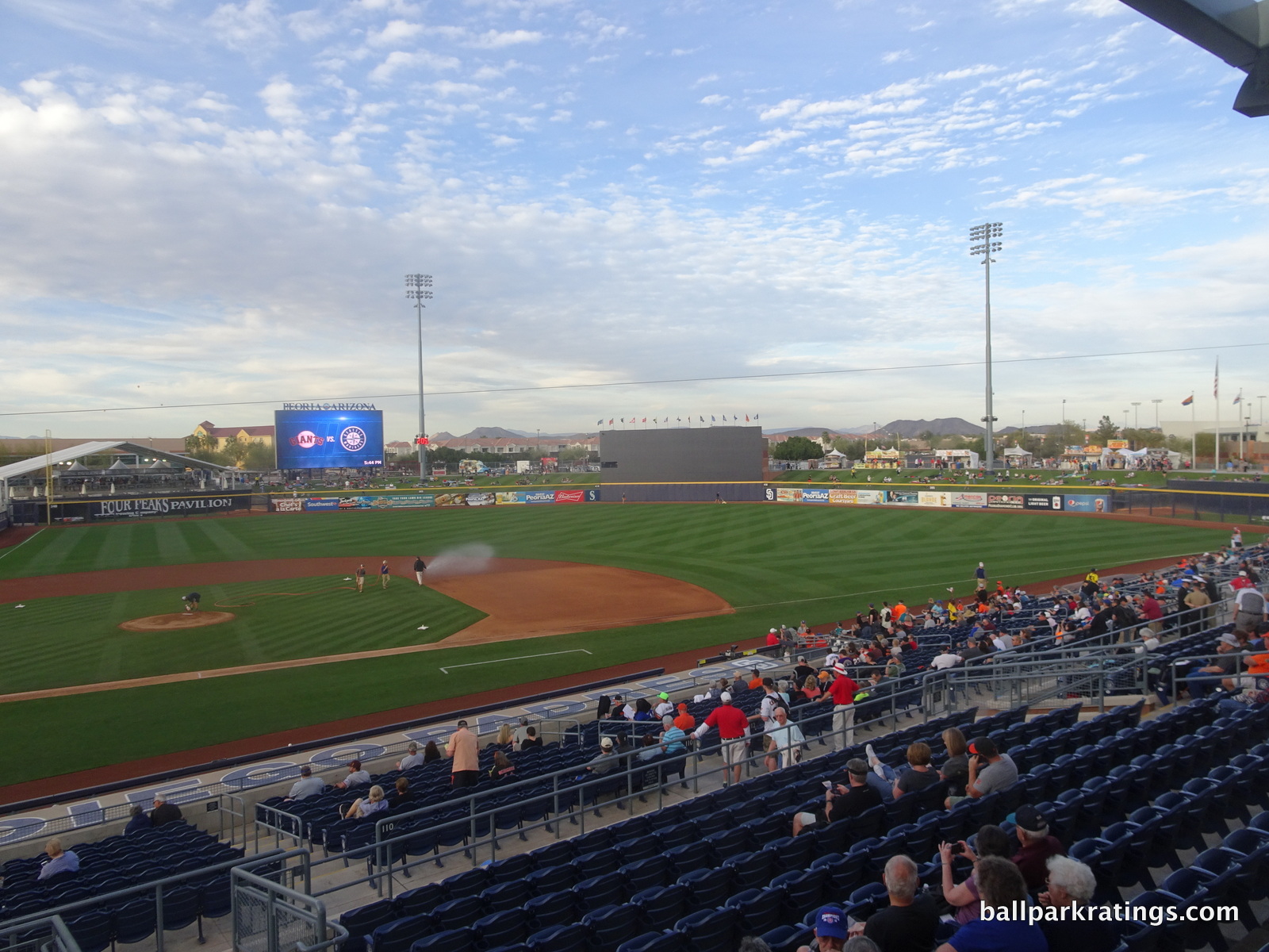 Peoria Sports Complex may not be anything special design-wise, but the fan experience is phenomenal.