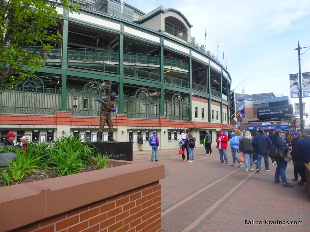 Wrigley Field exterior architecture