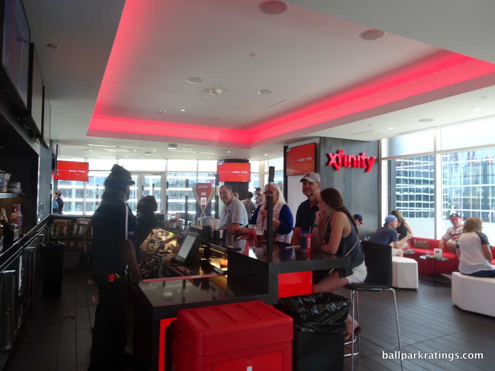 SunTrust Park Xfinity Lounge rooftop bar