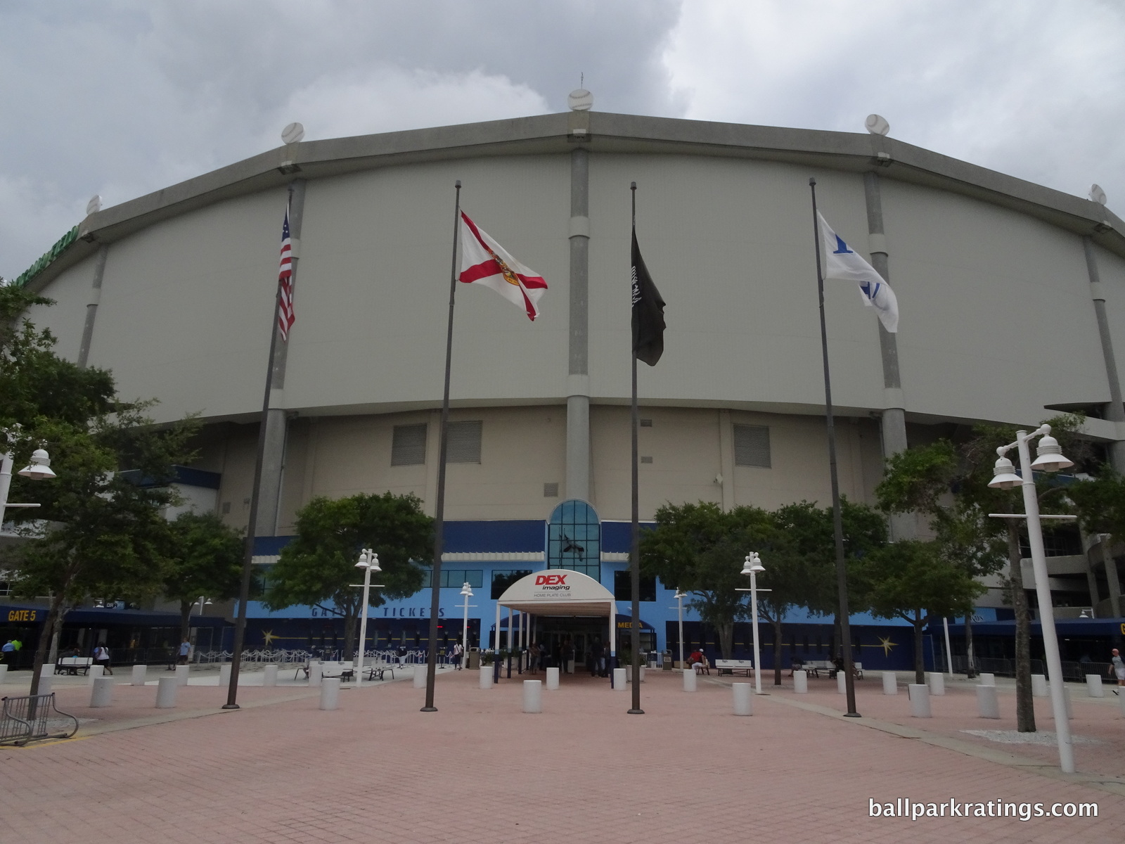 Tropicana Field outside exterior