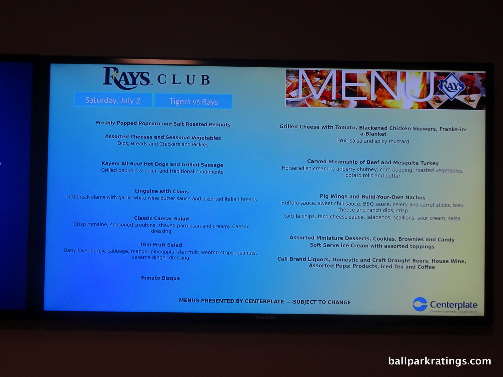 Tropicana Field Rays Club