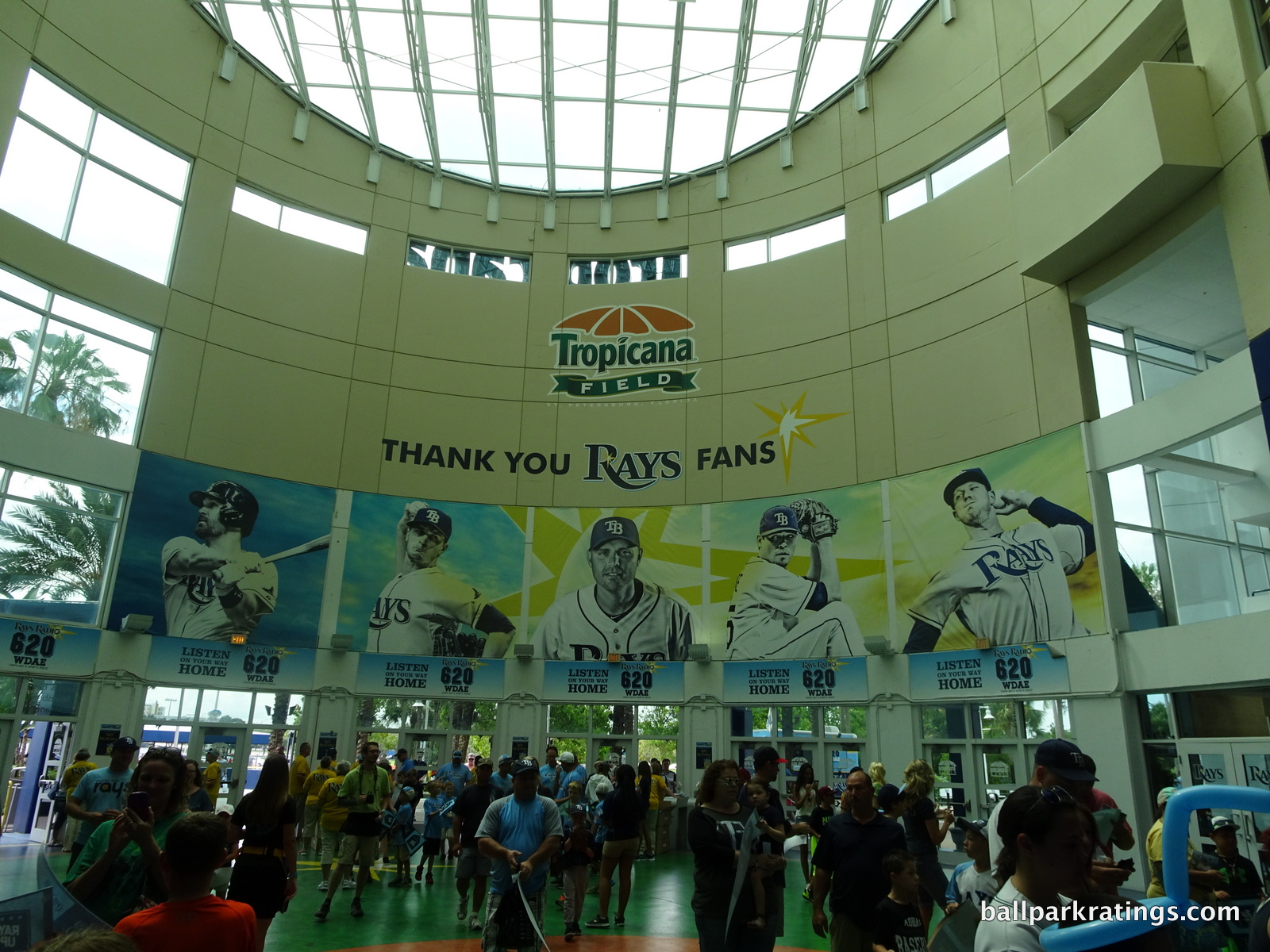 Rays game. Concessions at THE PARTY DECK - Review of Tropicana