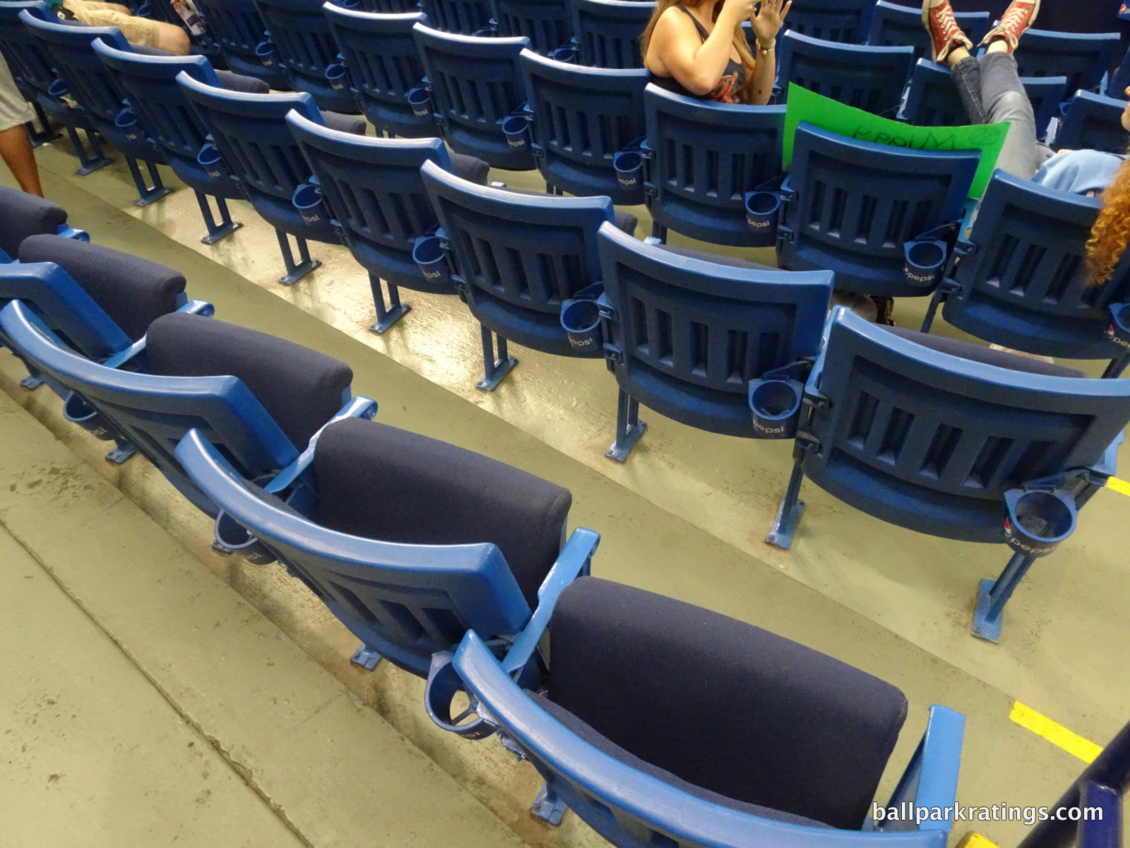 Tropicana Field padded seats