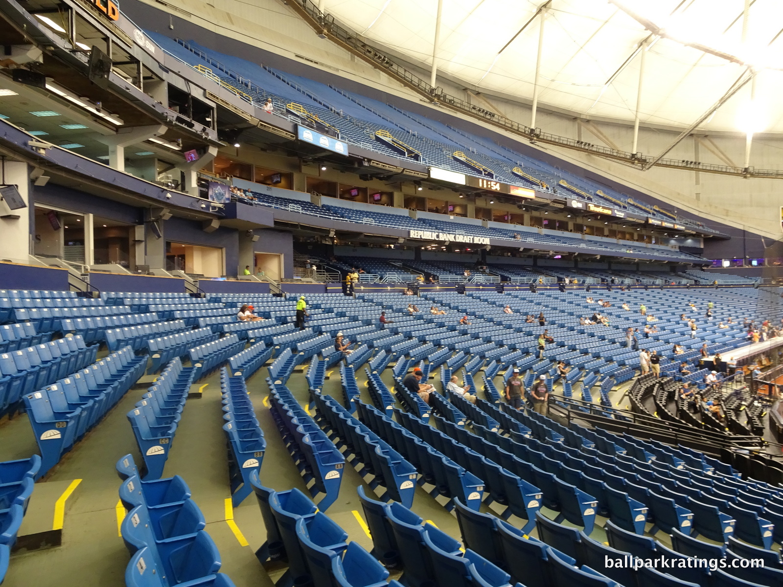 Tropicana Field upper decks