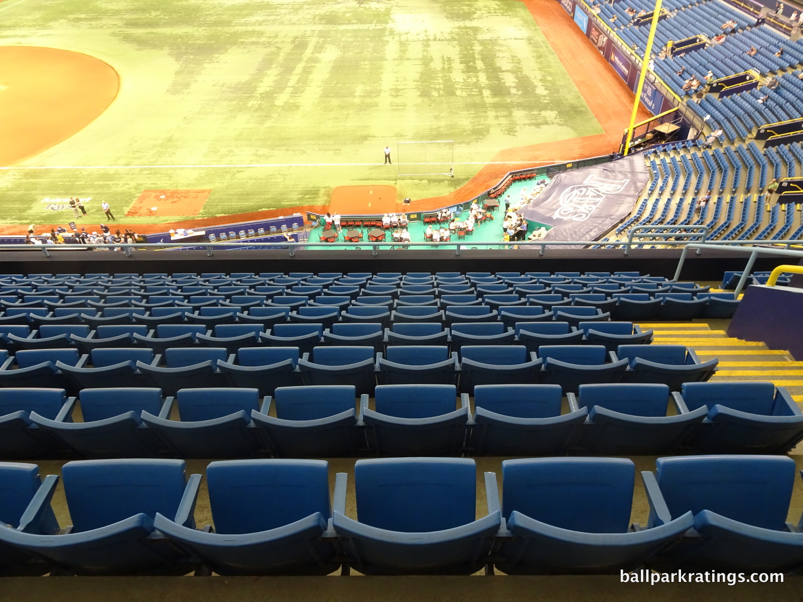 Tropicana Field upper deck bad sightlines