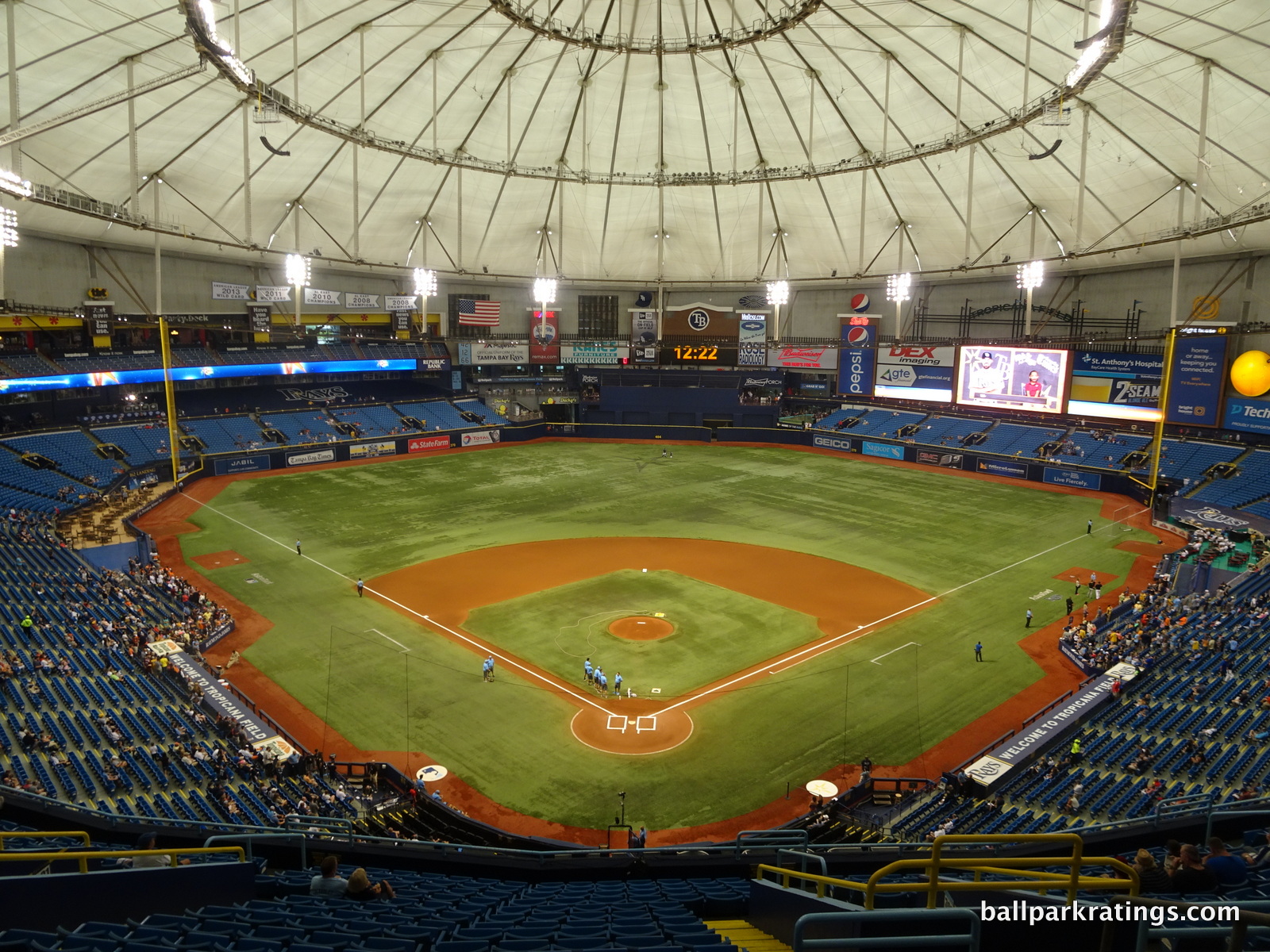 Tropicana Field Review - Tampa Bay Rays - Ballpark Ratings