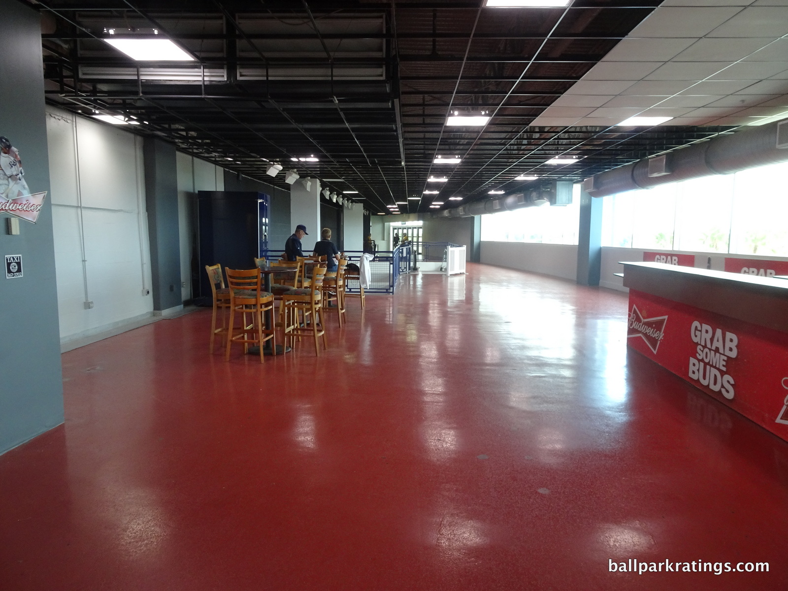 Tropicana Field upper deck concourse