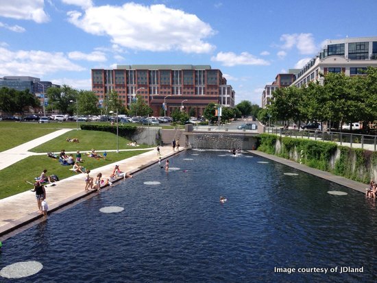 The wading canal The Yards