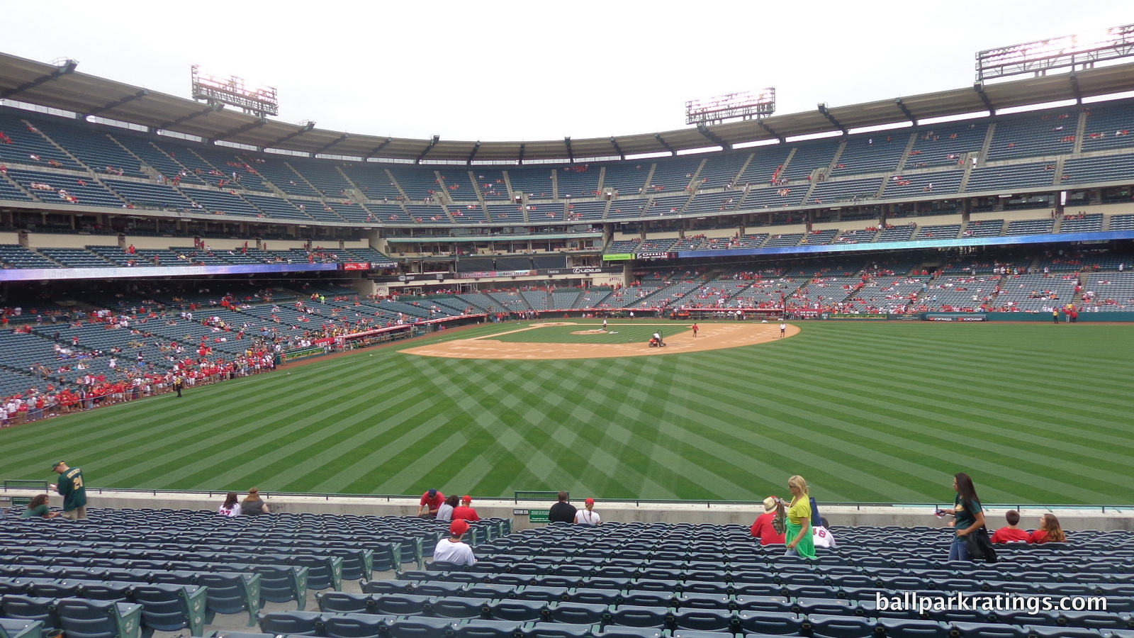 Angel Stadium grandstand design