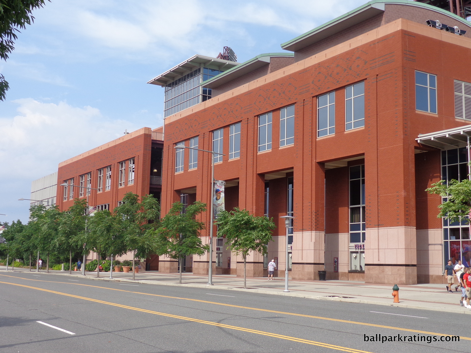 Citizens Bank Park exterior design.