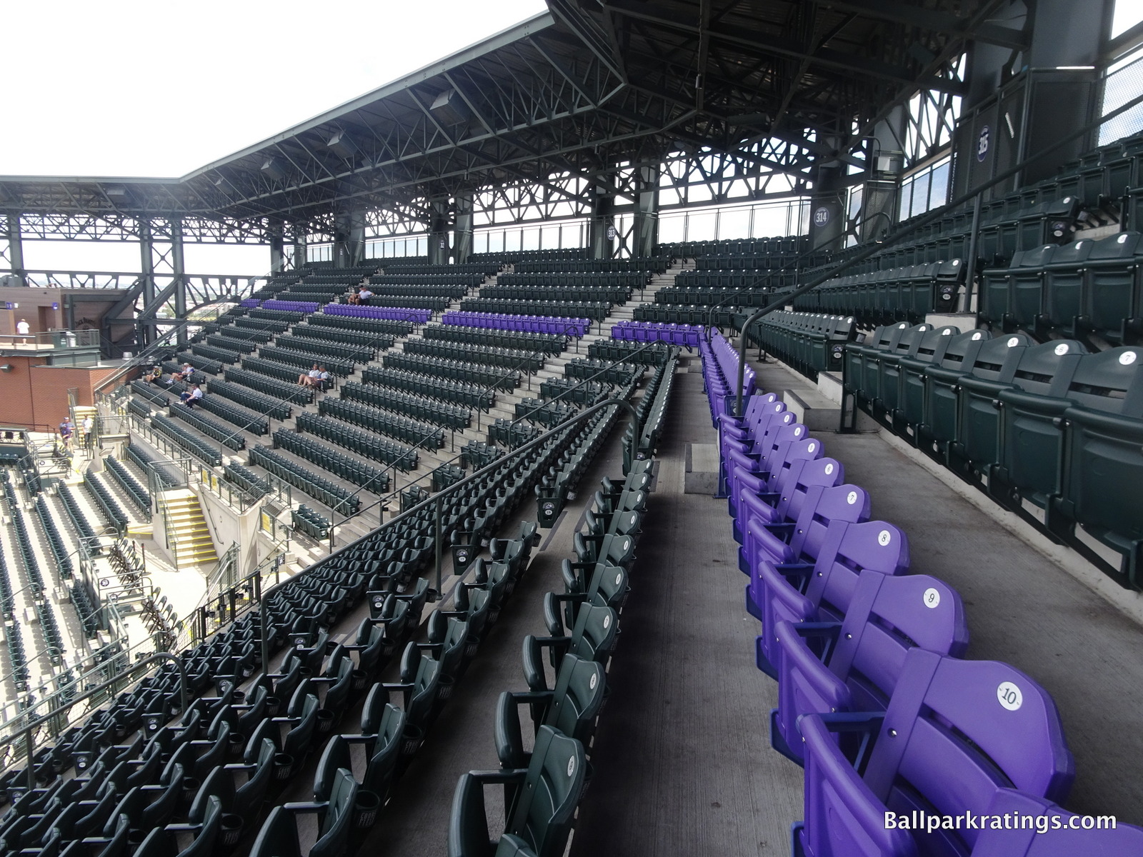 MLB Cathedrals on X: Coors Field has a purple row of seats in the