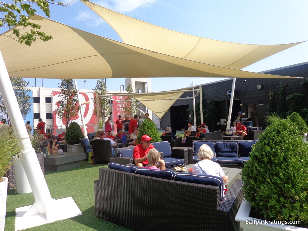 Shaded and Covered Seating at Nationals Park 