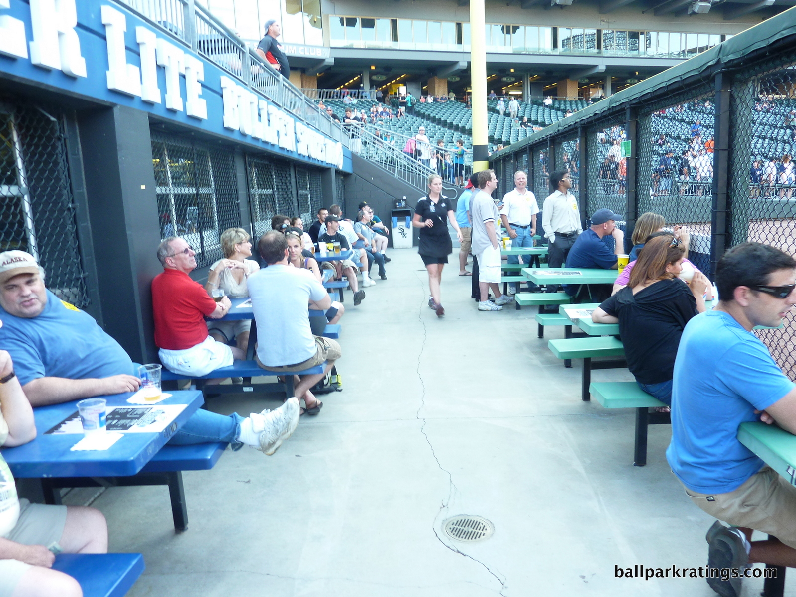 Comiskey Park II "Guaranteed Rate Field" and Chicago, Illinois  Downtown Skyline