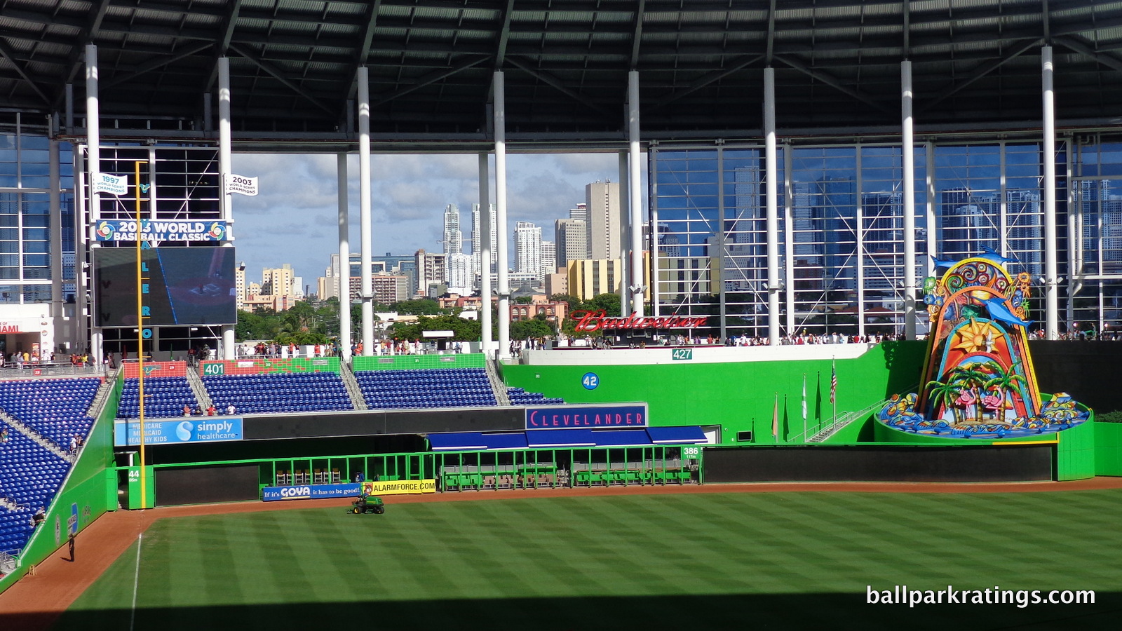 Marlins Park downtown view