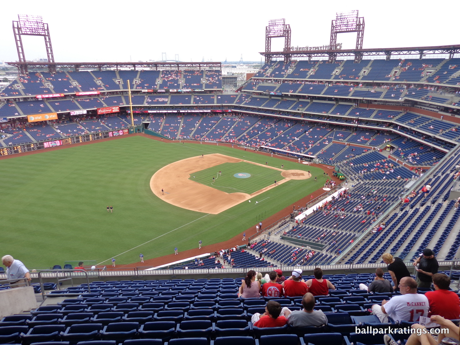 Citizens Bank Park break in seating