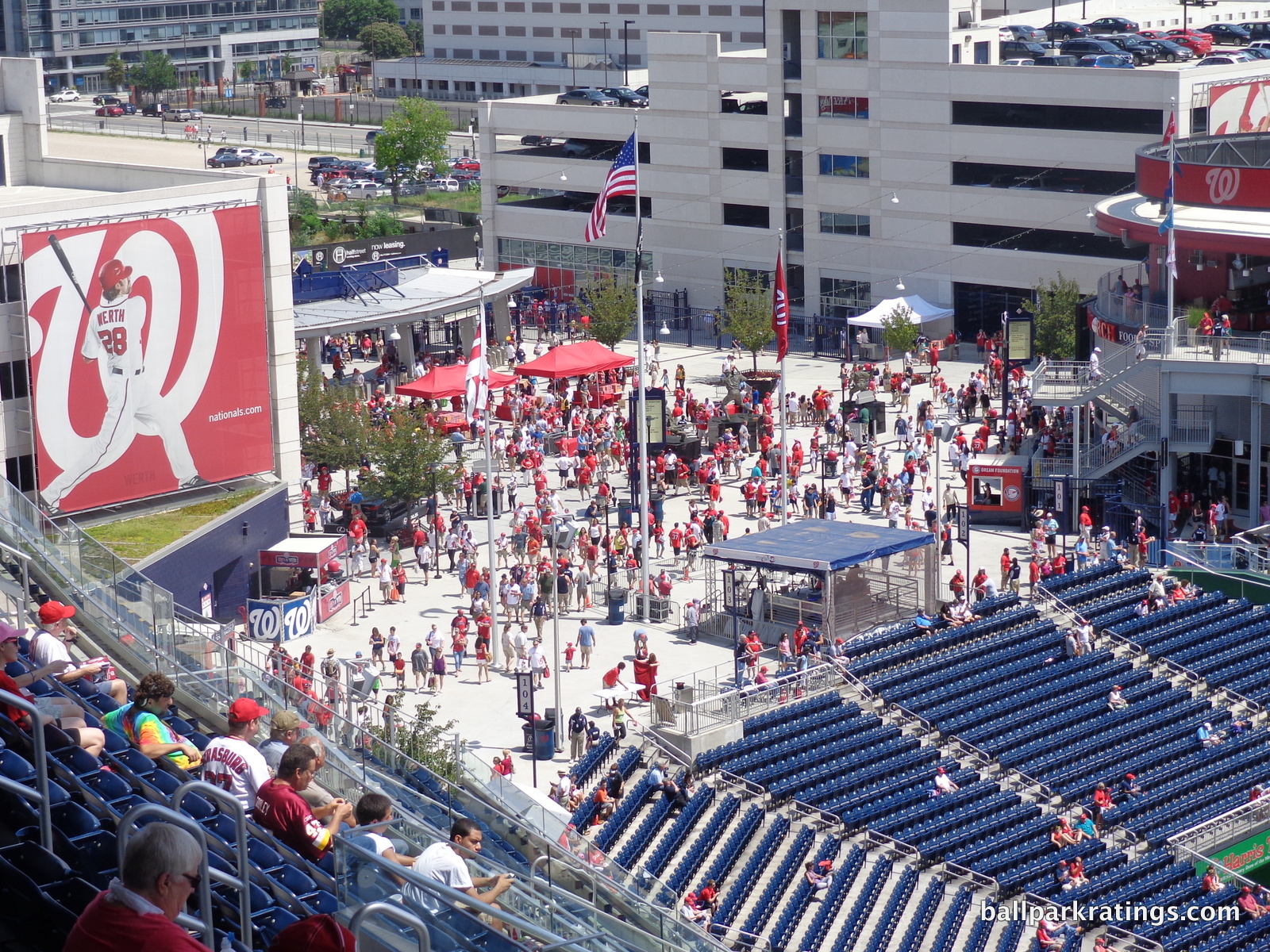 Nationals Park center field plaza