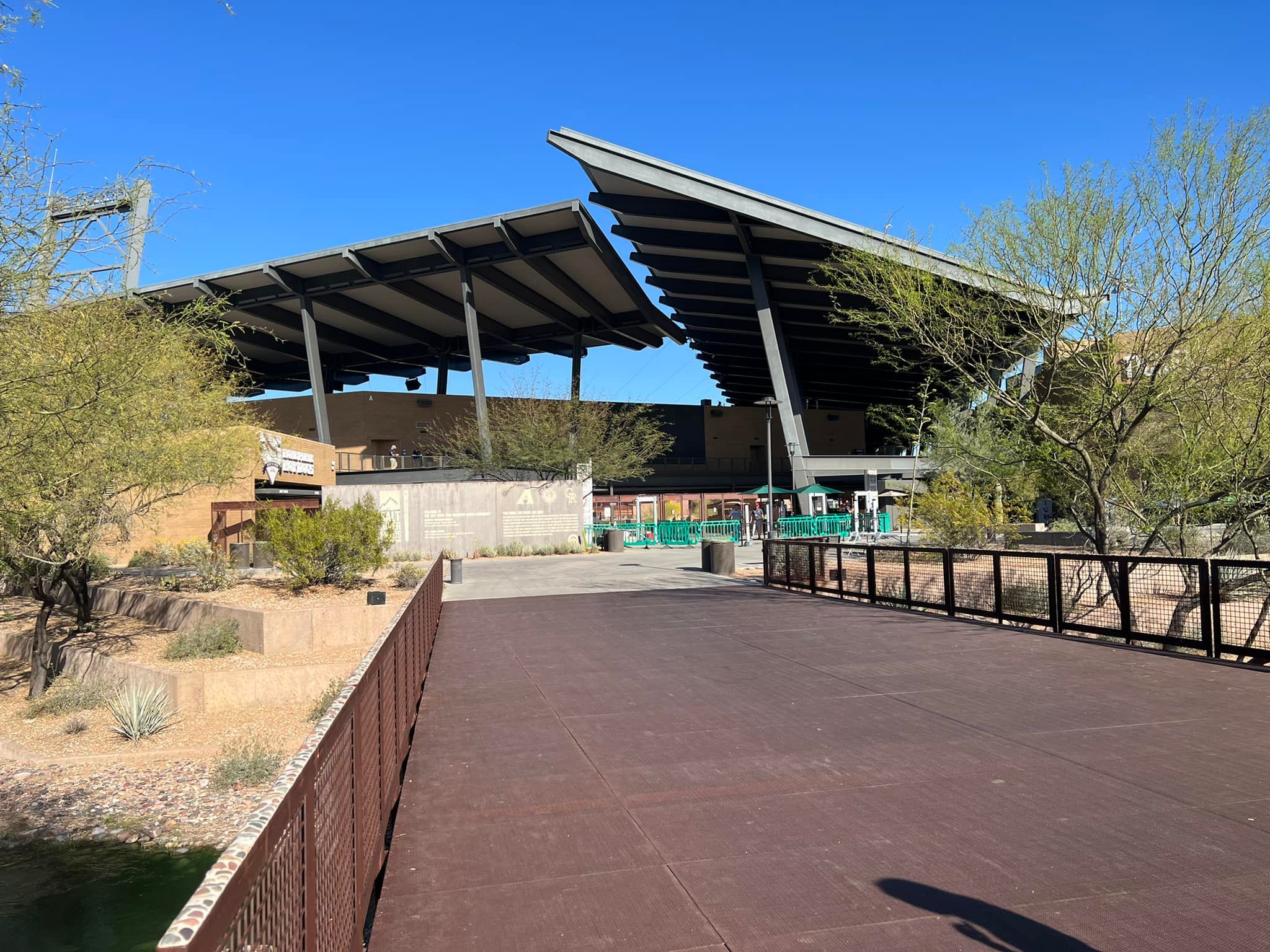 Salt River Fields is inspired by Native American architecture.