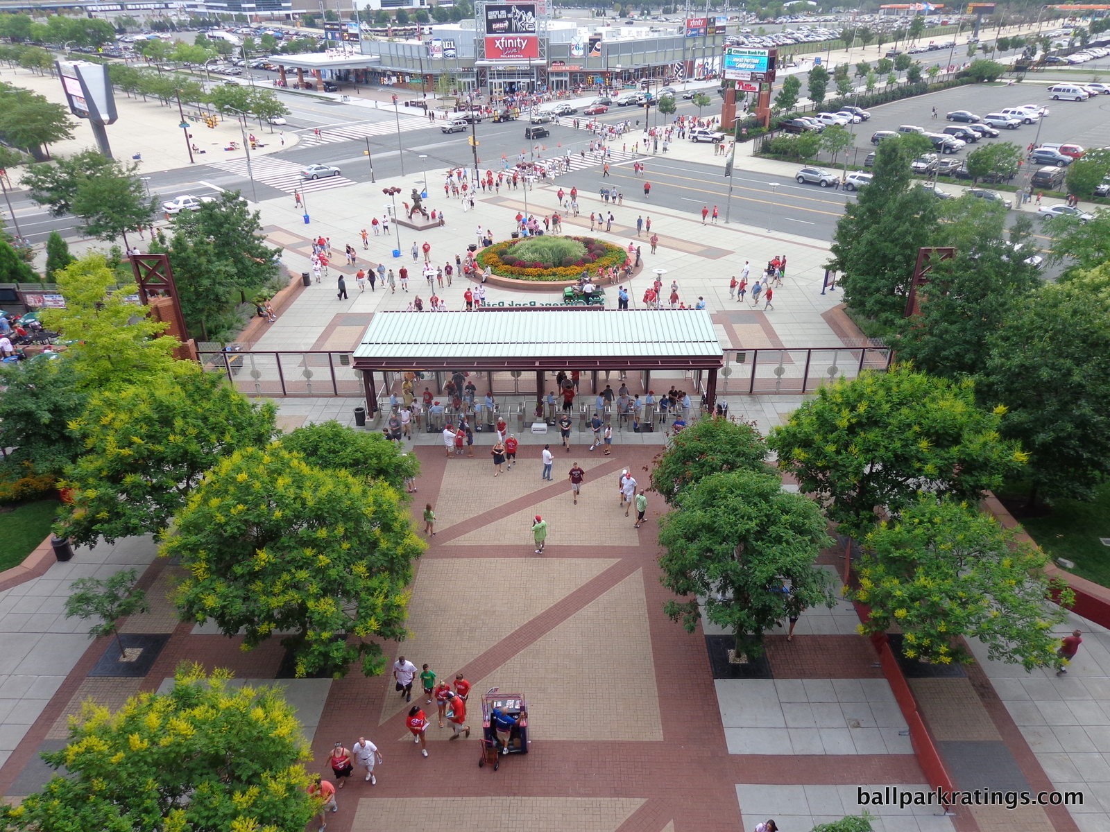 Citizens Bank Park plazas 