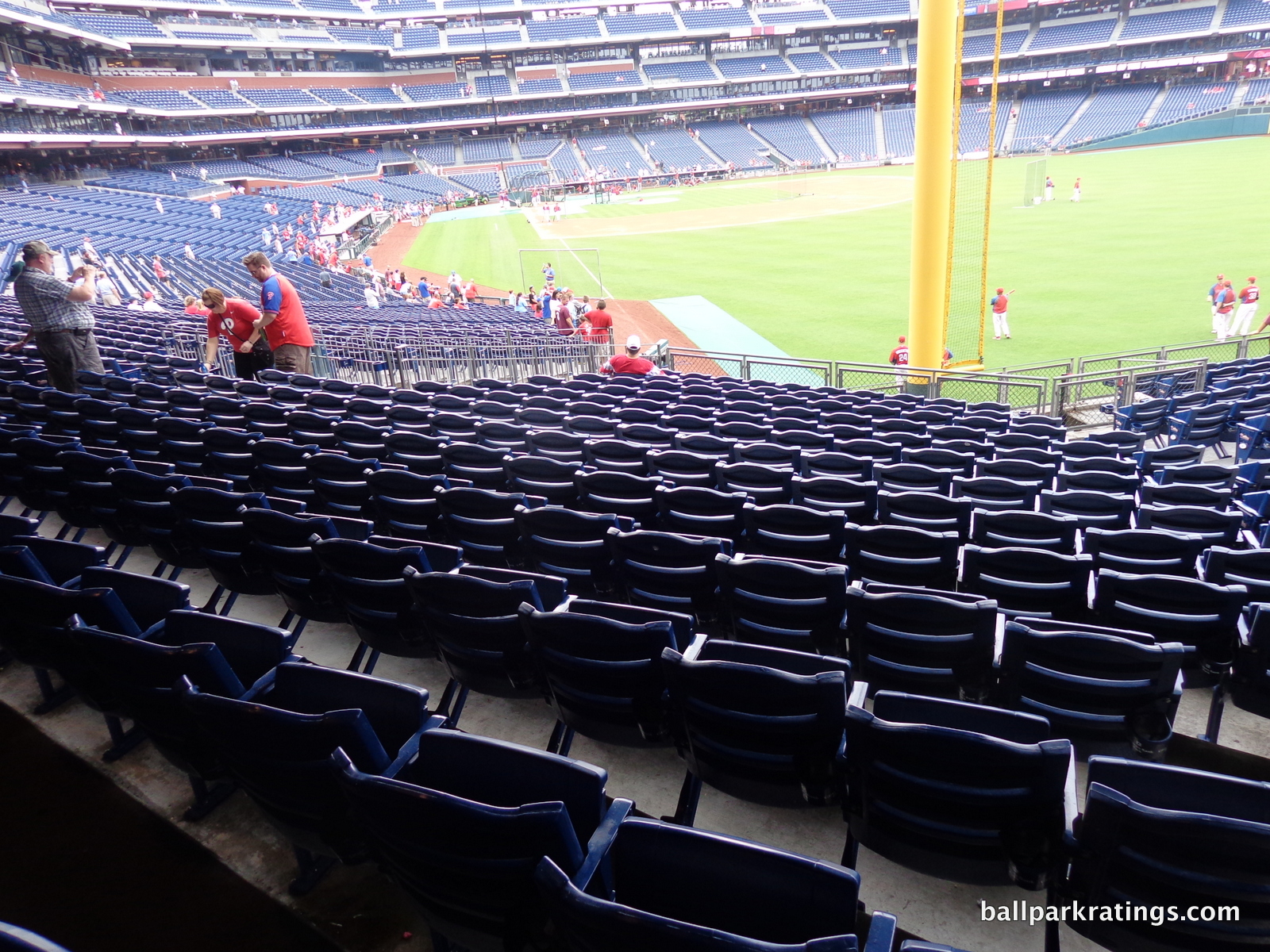Citizens Bank Park seating angles