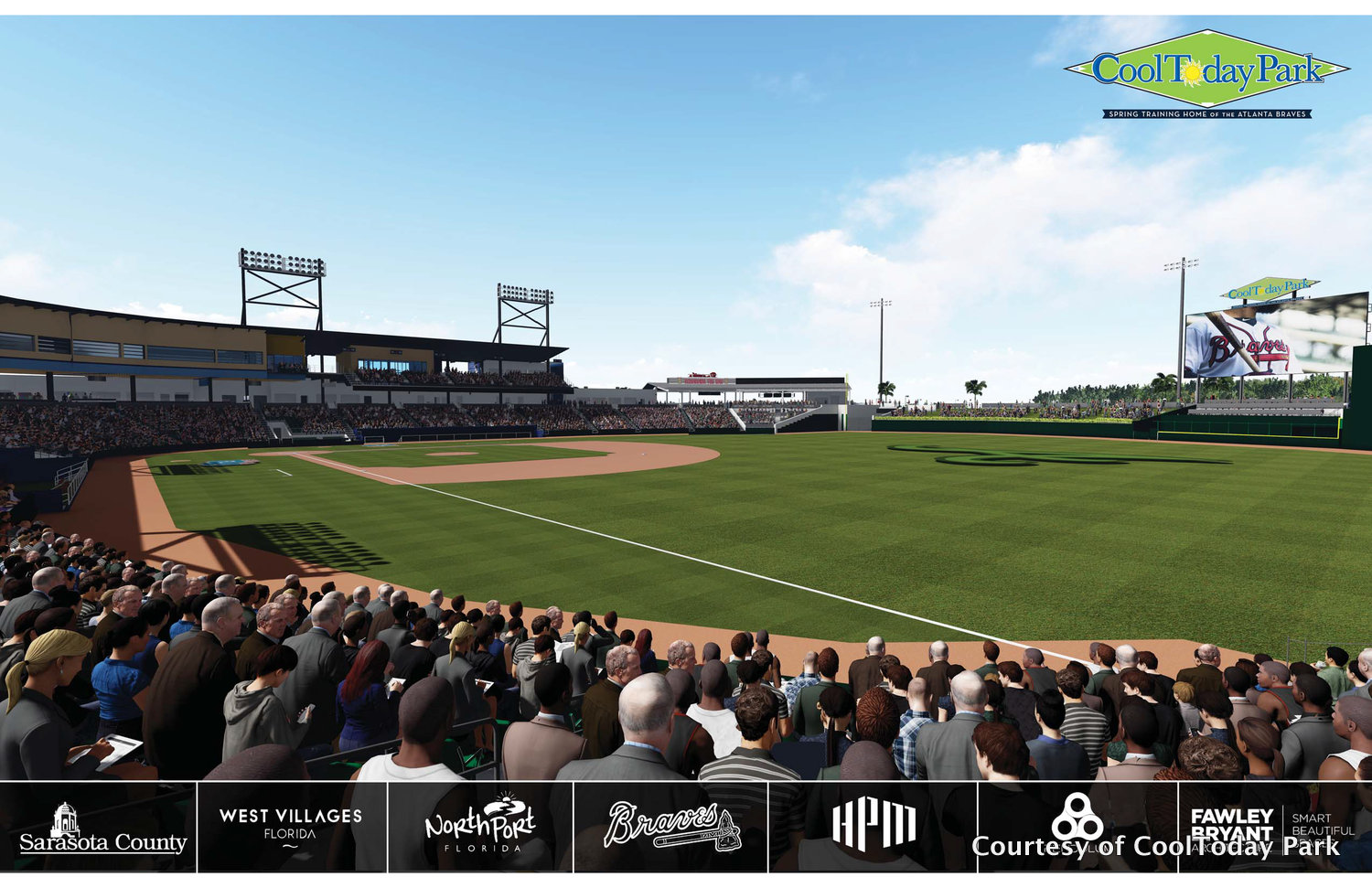 BASEBALL: New Braves spring training ballpark named CoolToday Park