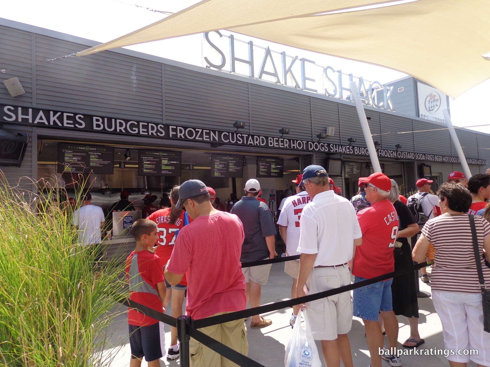 Shake Shack at Nationals Park.