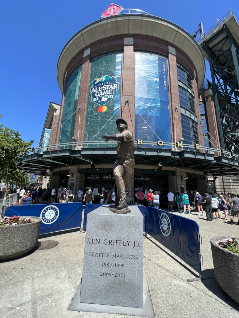 T-Mobile Park Seattle 2023 All Star Game Ken Griffey Jr. Statue