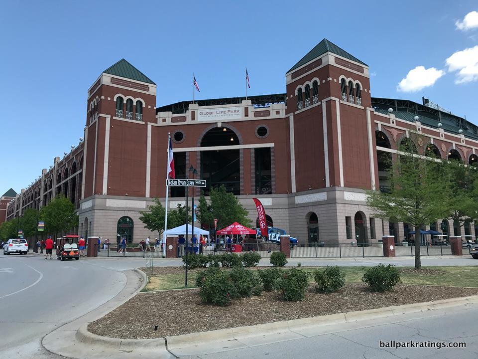 Globe Life Park architecture