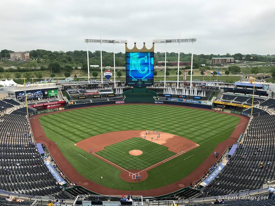 Kauffman Stadium view