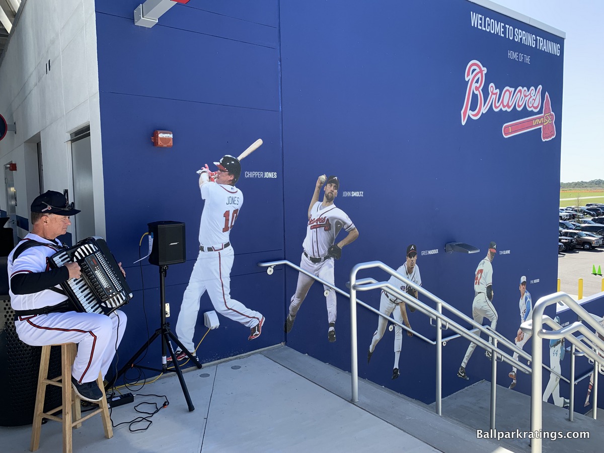 Braves murals CoolToday Park