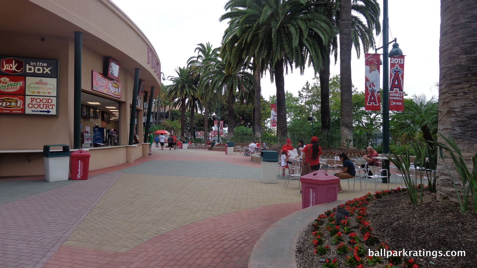 Angel Stadium Plaza Courtyard