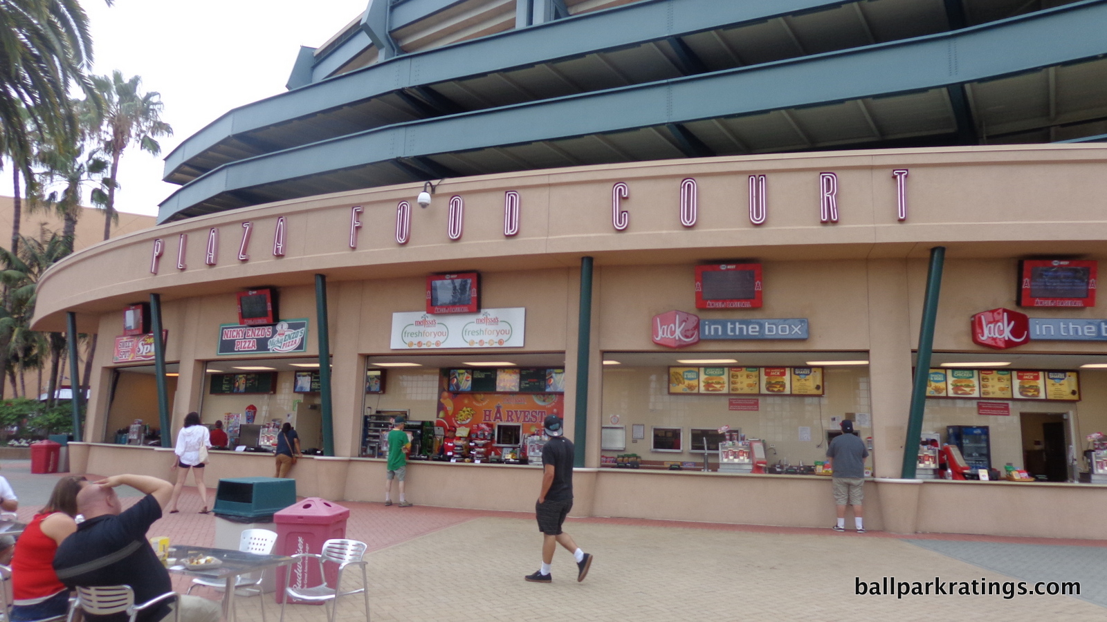 Angel Stadium food court plaza