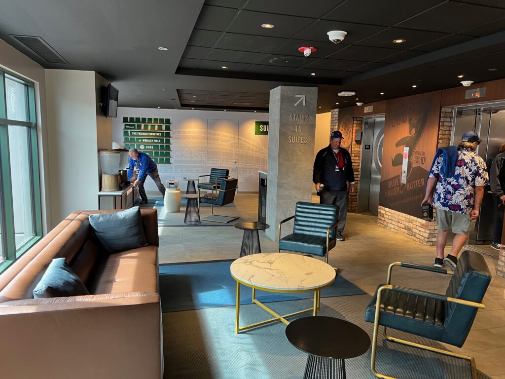 Wrigley Field premier lobby