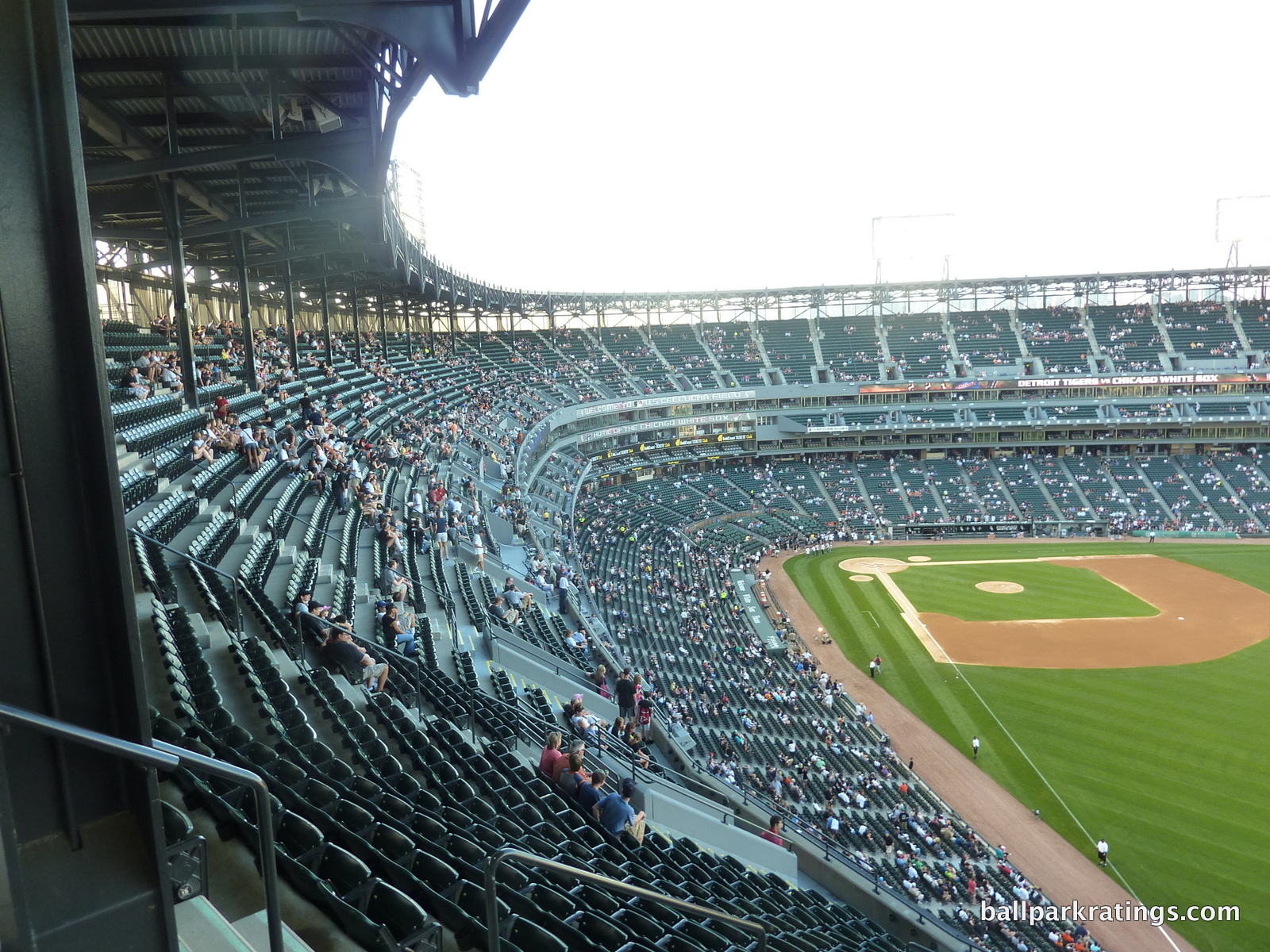 Guaranteed Rate Field grandstand cross section