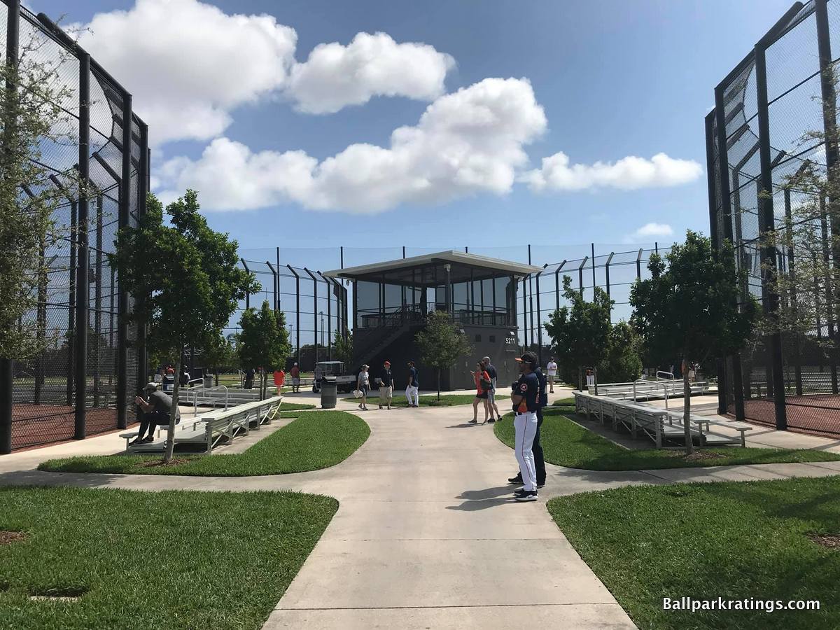 Astros spring training practice fields