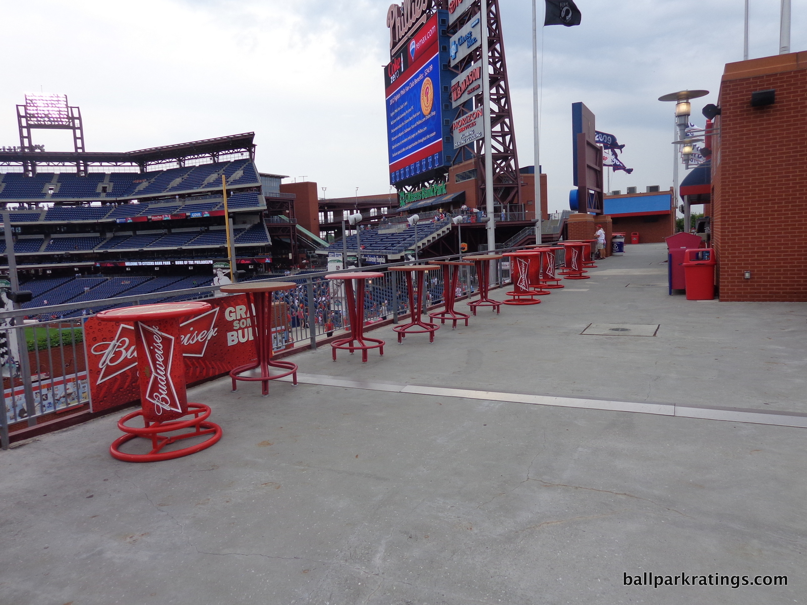 Citizens Bank Park Ashburn Alley second level