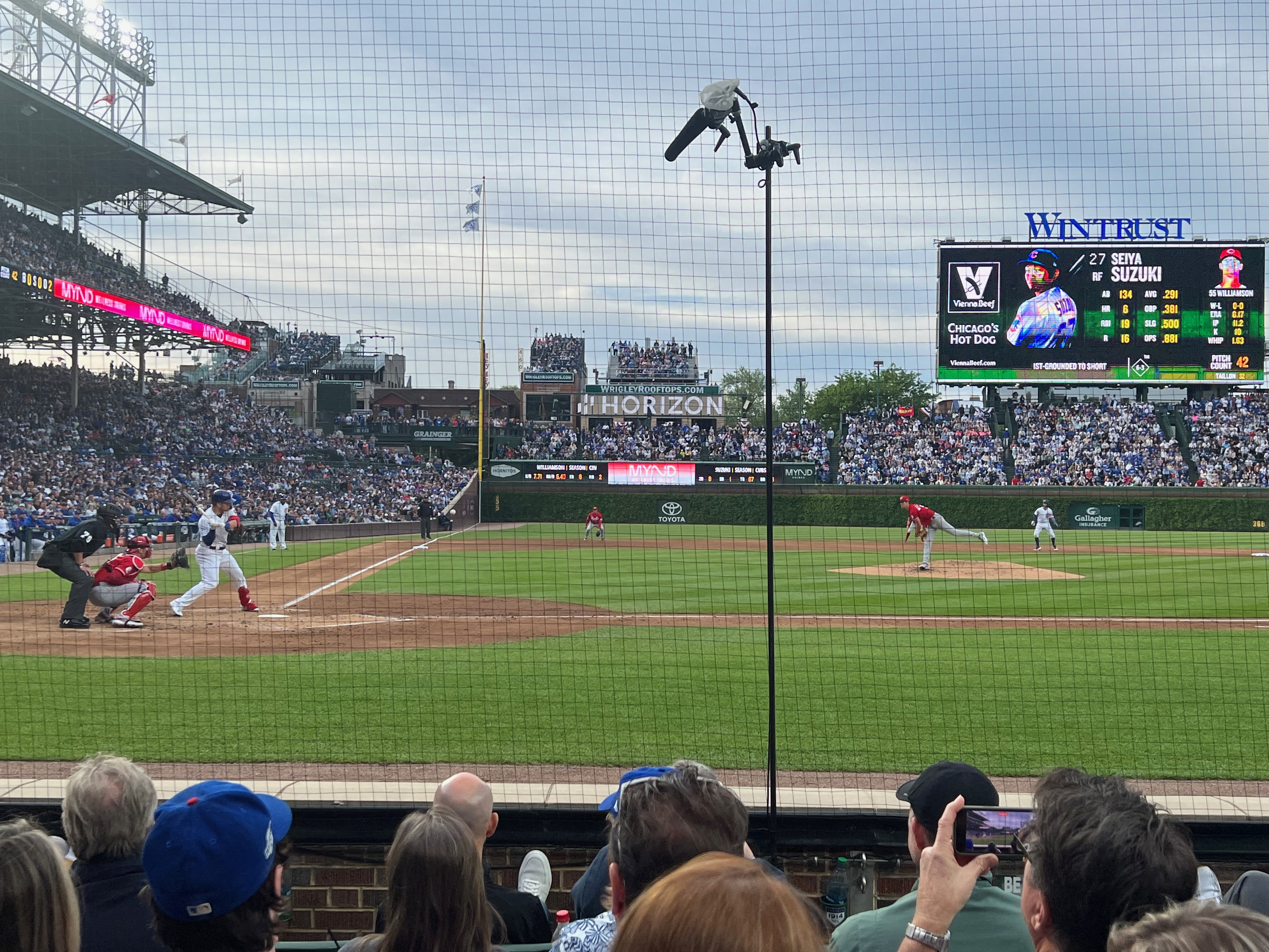 1914 Club seats Wrigley Field.