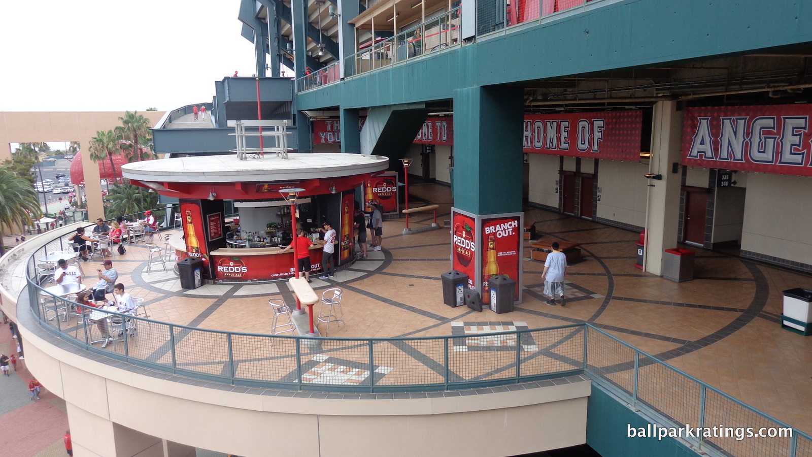 Angel Stadium club level bar