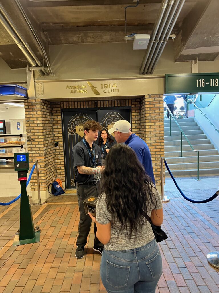 Wrigley Field 1914 Club entrance