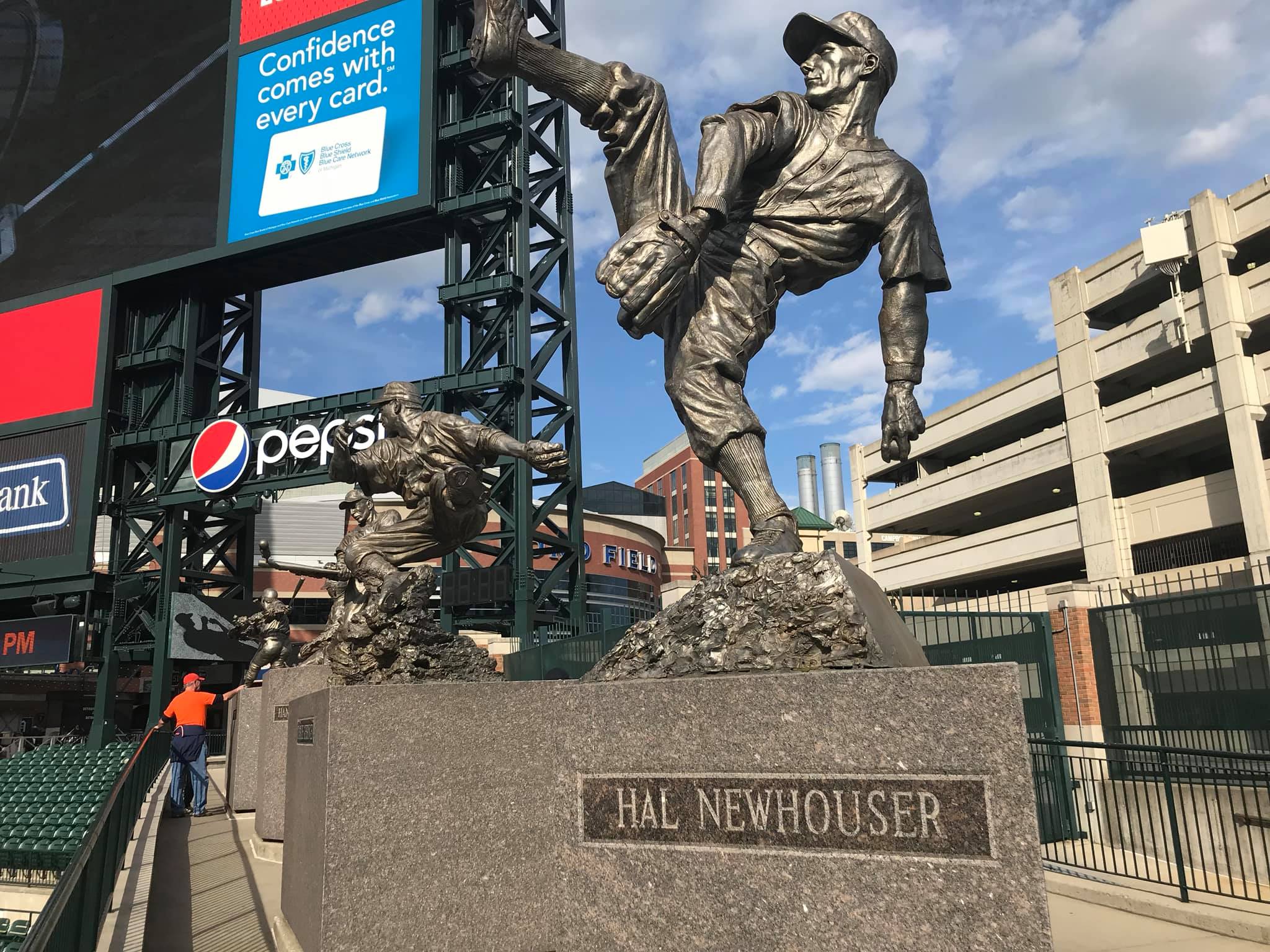 Comerica Park statues Hal Newhouser