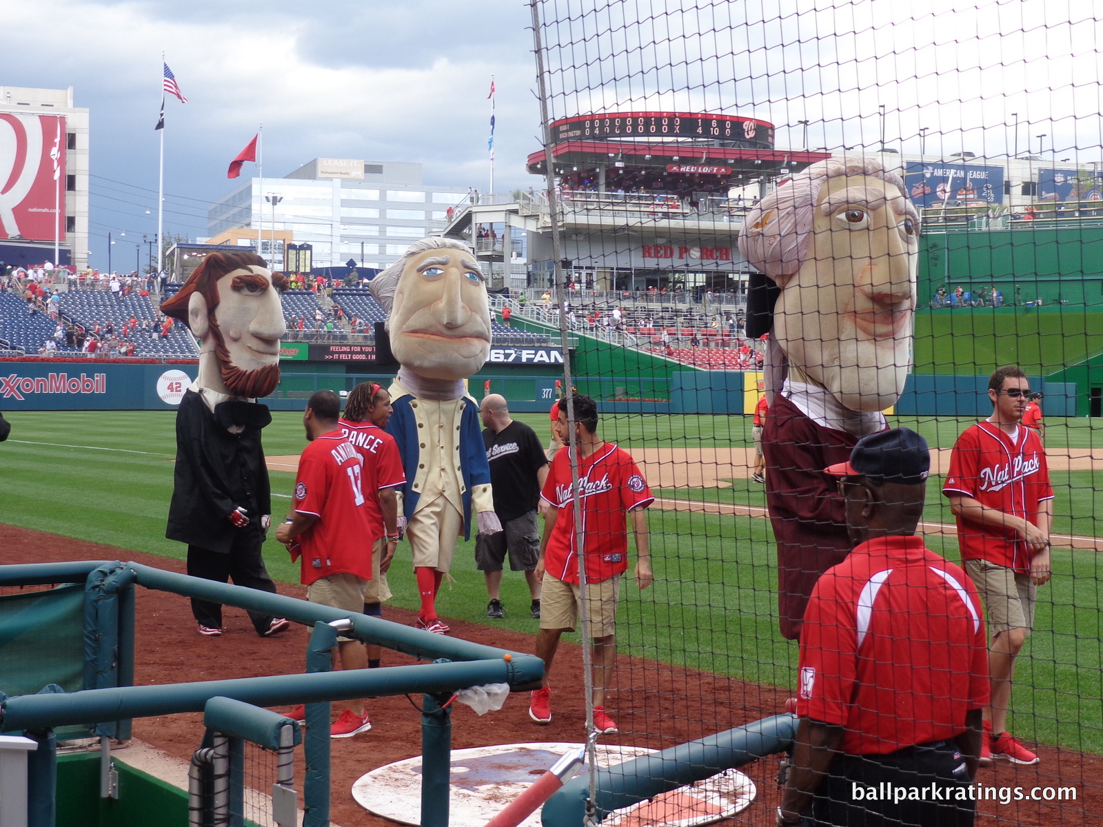 Nationals Park Presidents Race