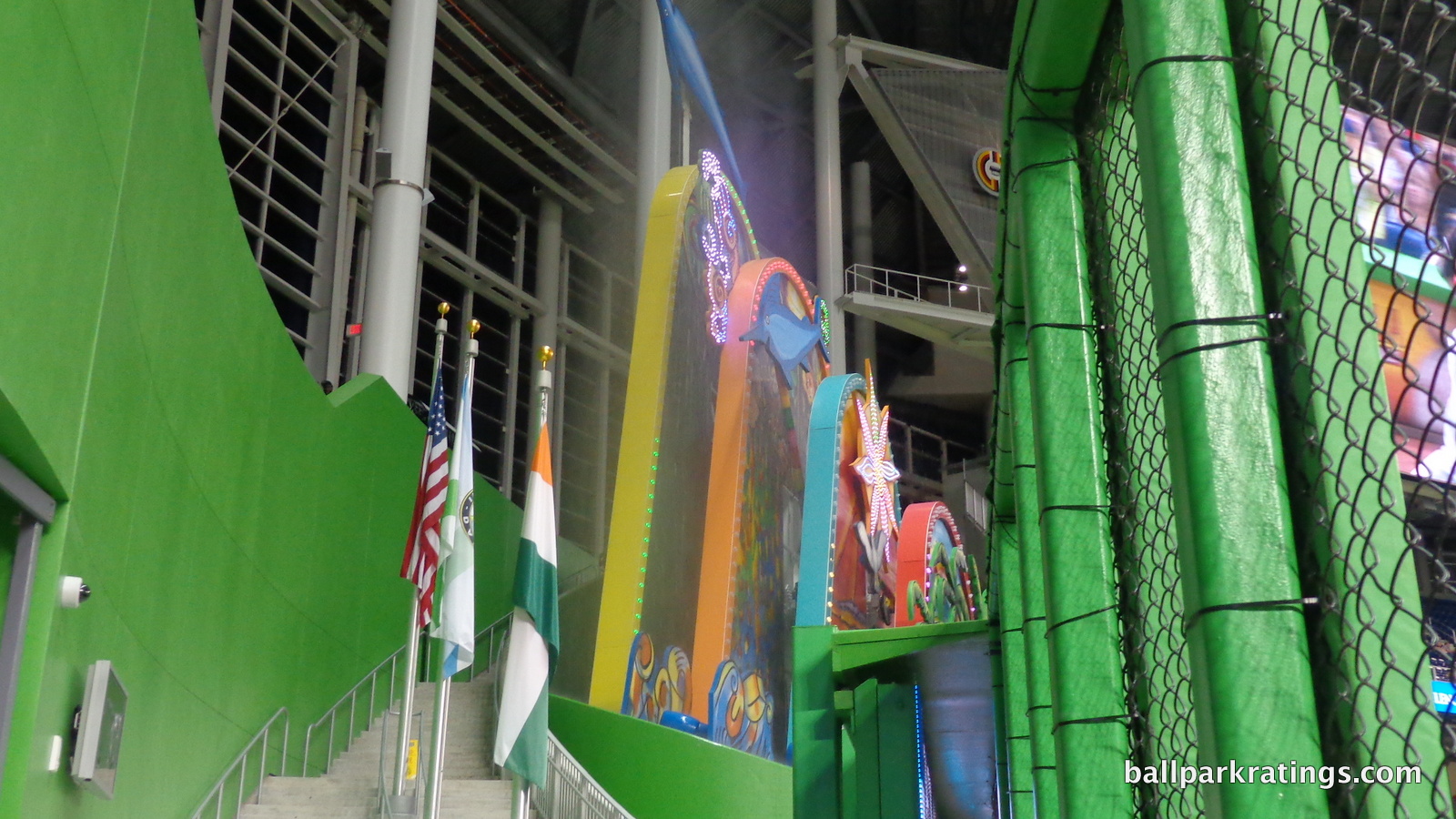 Marlins Park home run sculpture Marlinator 